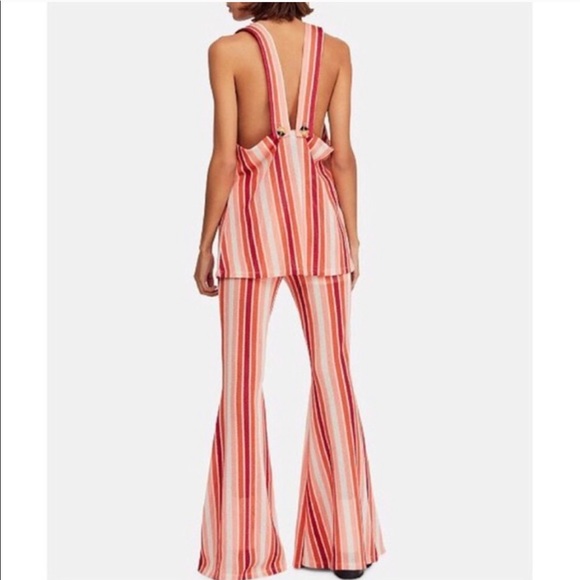 Free People 70’s Sunset Bohemian Groovy Outfit L - Picture 2 of 16